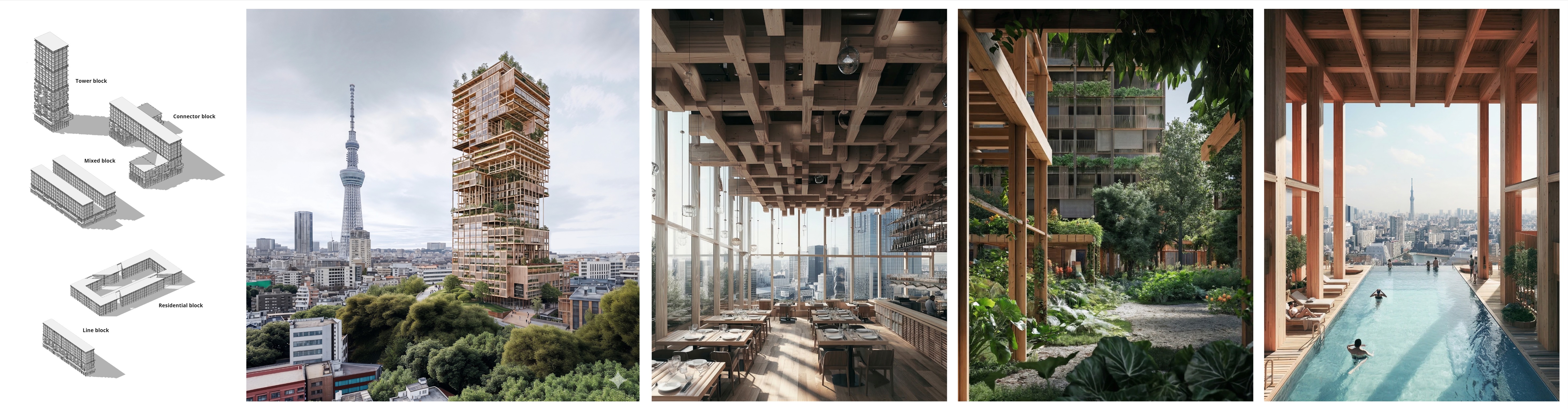 Ideenwettbewerb Timber City